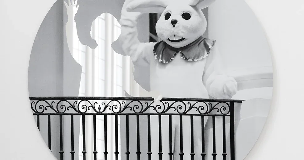 A work from Elmgreen and Dragset's The Balcony Series