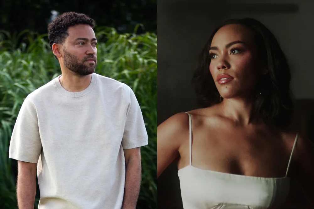 Taylor and Madison McFerrin in press portraits