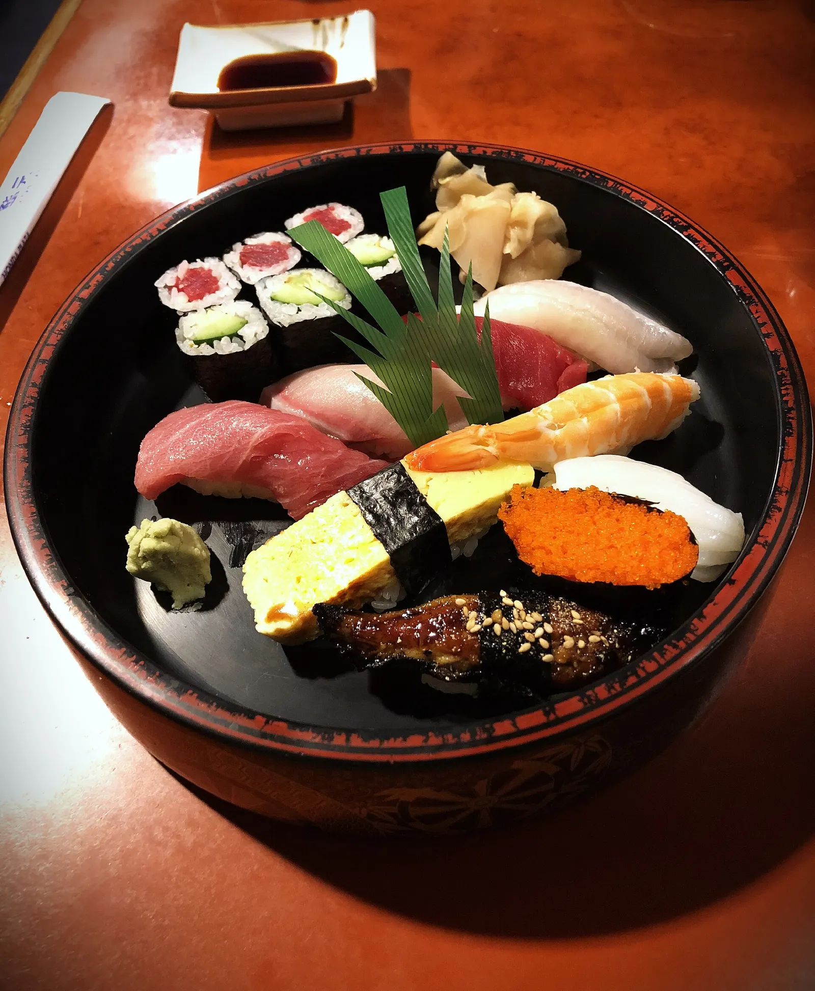 The sushi deluxe at Sushi Gen